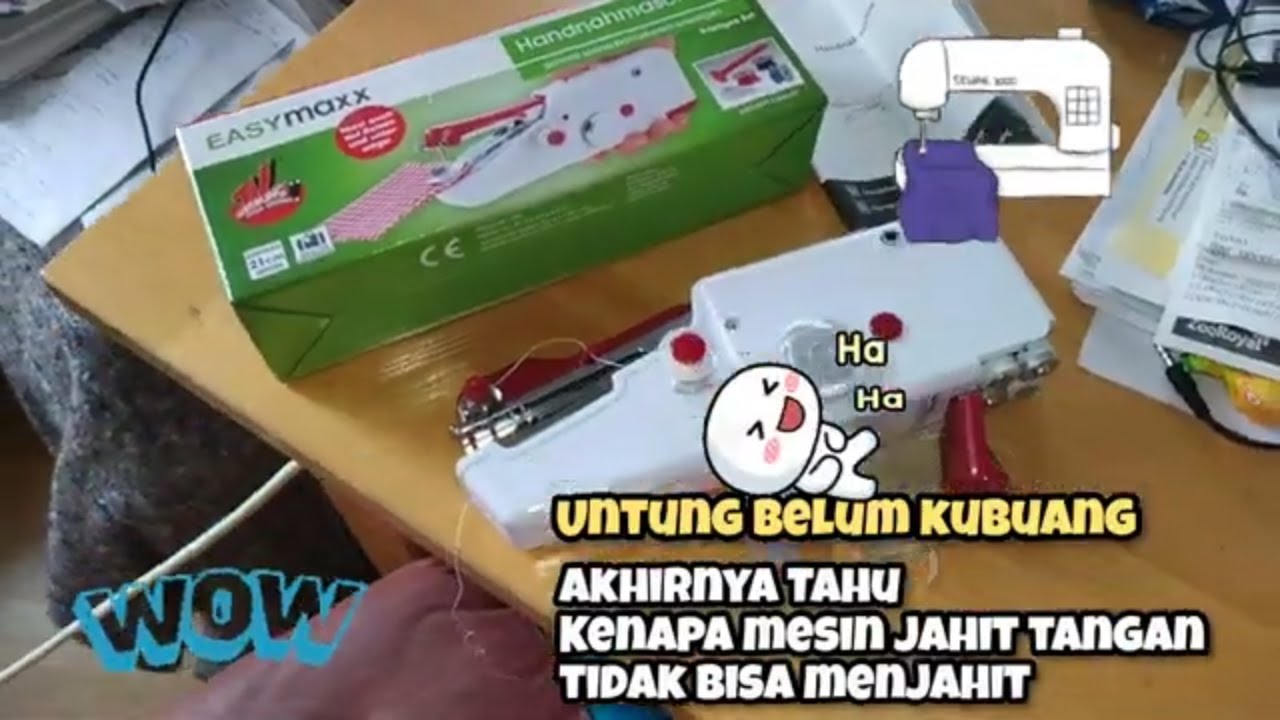 Baru Tahu! Ternyata Begini Trik Pakai Mesin Jahit Portable Tanpa Drama 😅