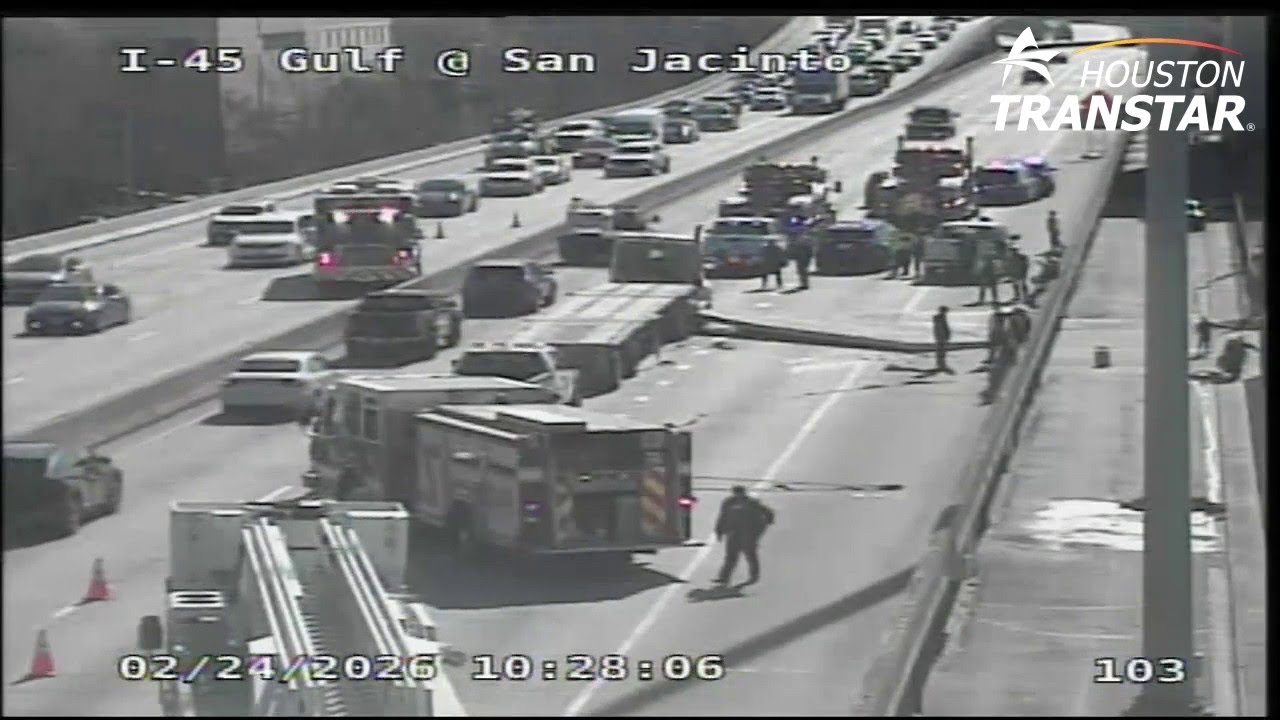 Lost load at I-45 Gulf Southbound At San Jacinto