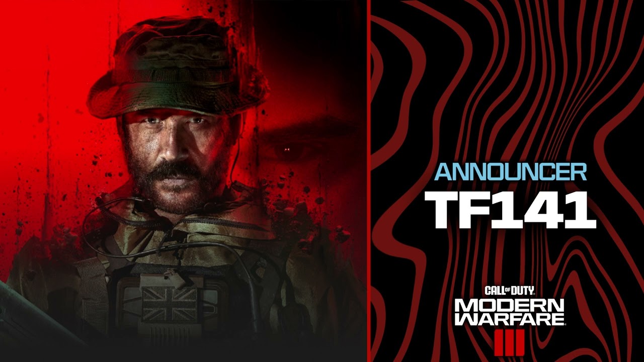 TF141 Announcer Voicelines - ENGLISH - (Modern Warfare III)