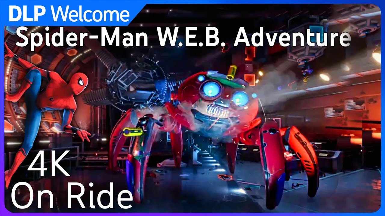 [4K] Spider-Man W.E.B. Adventure - Avengers Campus Paris - Disneyland Paris