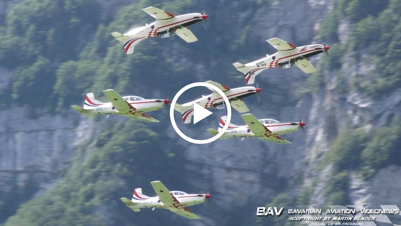 Pilatus PC-9 - Croatian Air Force "Krila Oluje" - Display at Mollis Airfield | Zigermeet19