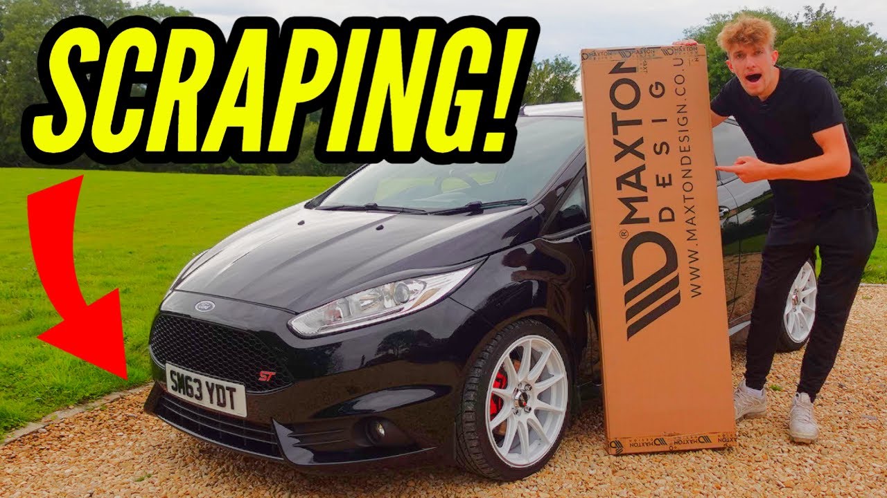 Передний сплиттер Maxton ПРЕОБРАЖАЕТ Fiesta ST!