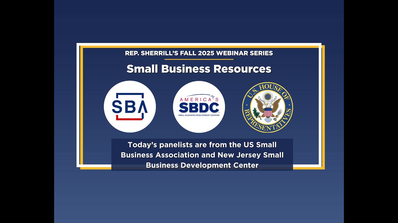 Rep. Sherrill's Small Business Webinar