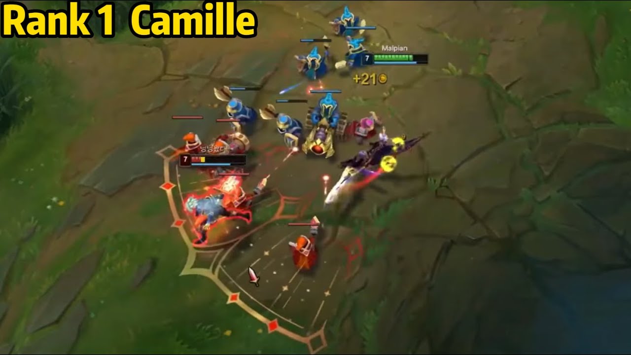 Rank 1 Camille VS KR Challenger Riven!