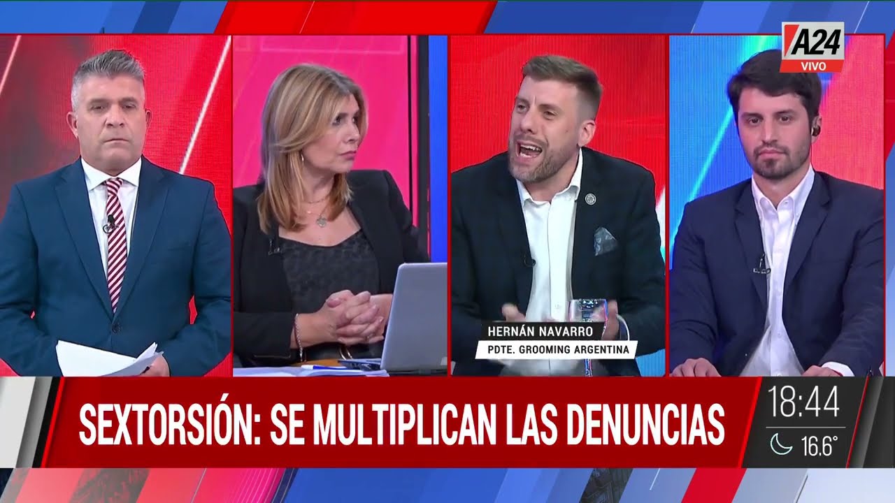 Sextorsión: un ciberdelito que no para de crecer - Hernán Navarro en #ElNotiDeA24 29/07/2022
