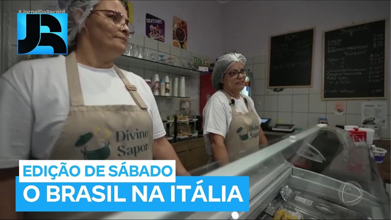 Na Itália, empreendedoras montam cantinho brasileiro com pastel, feijão tropeiro e até açaí