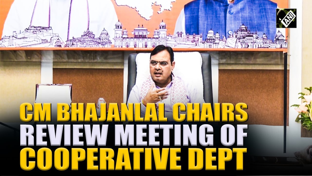 Rajasthan Chief Minister Bhajanlal Sharma chairs review meeting of Cooperative Department