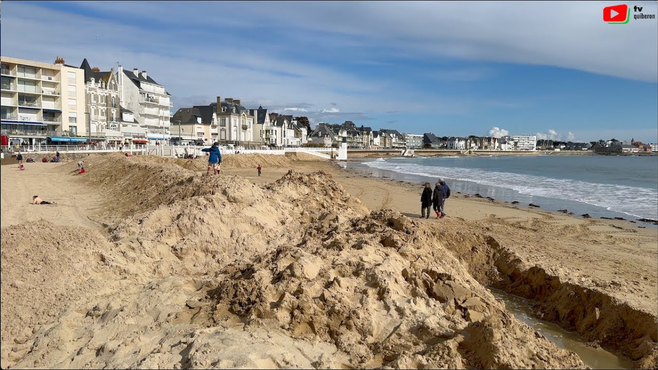QUIBERON   |   La Muraille de Sable   |  TV Quiberon 24/7