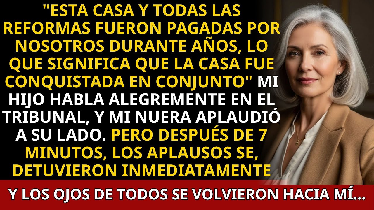 En El Tribunal, Mi Hijo y Mi Nuera Celebraron. Pero Después De 7 Minutos, Todos Me Miraron…