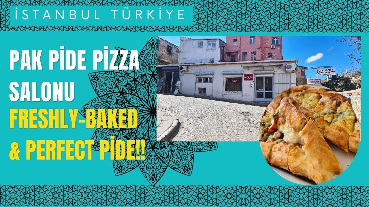 European ISTANBUL - PAK PIDE, the BEST PIDE in the Bazaar District!! T R