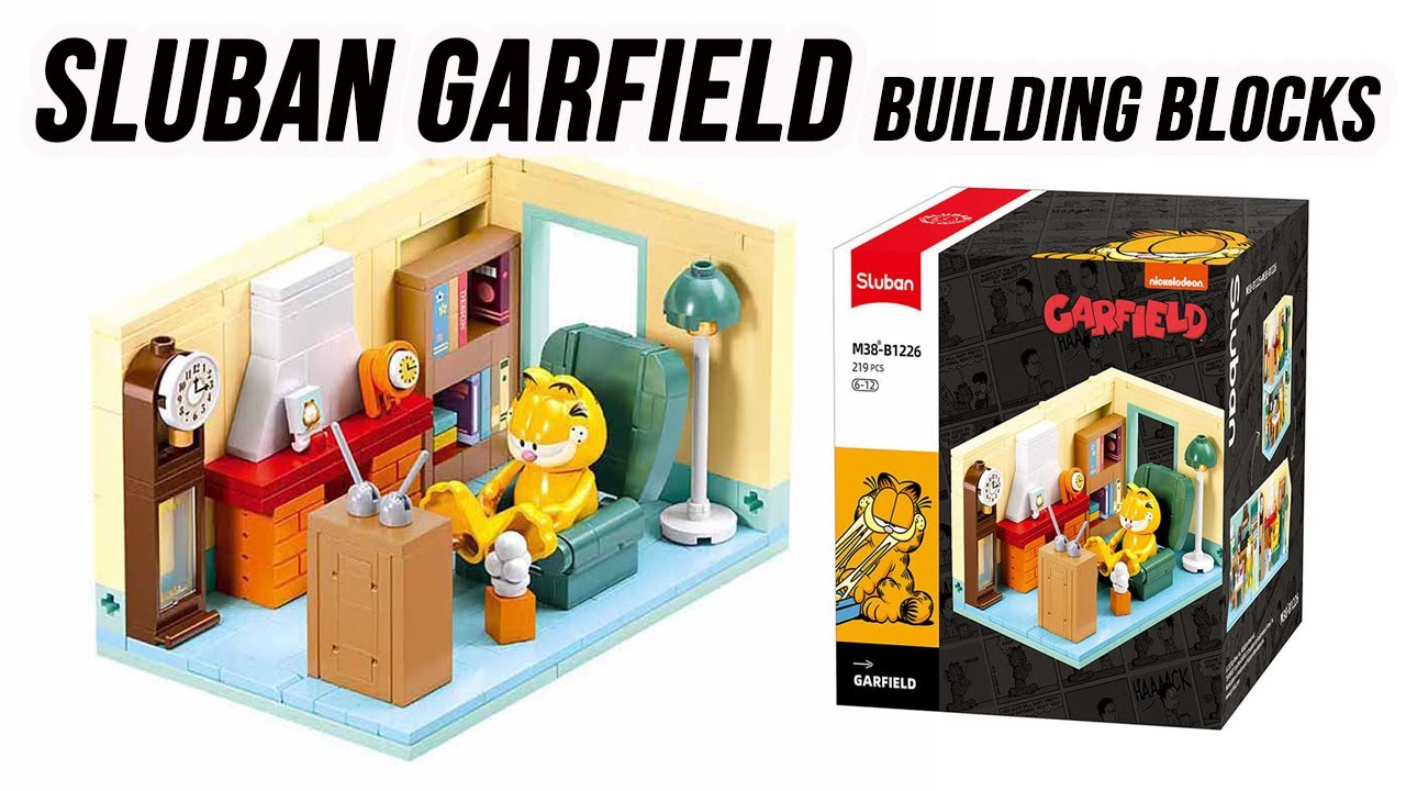 UNBOXING -  Sluban Garfield Building Blocks