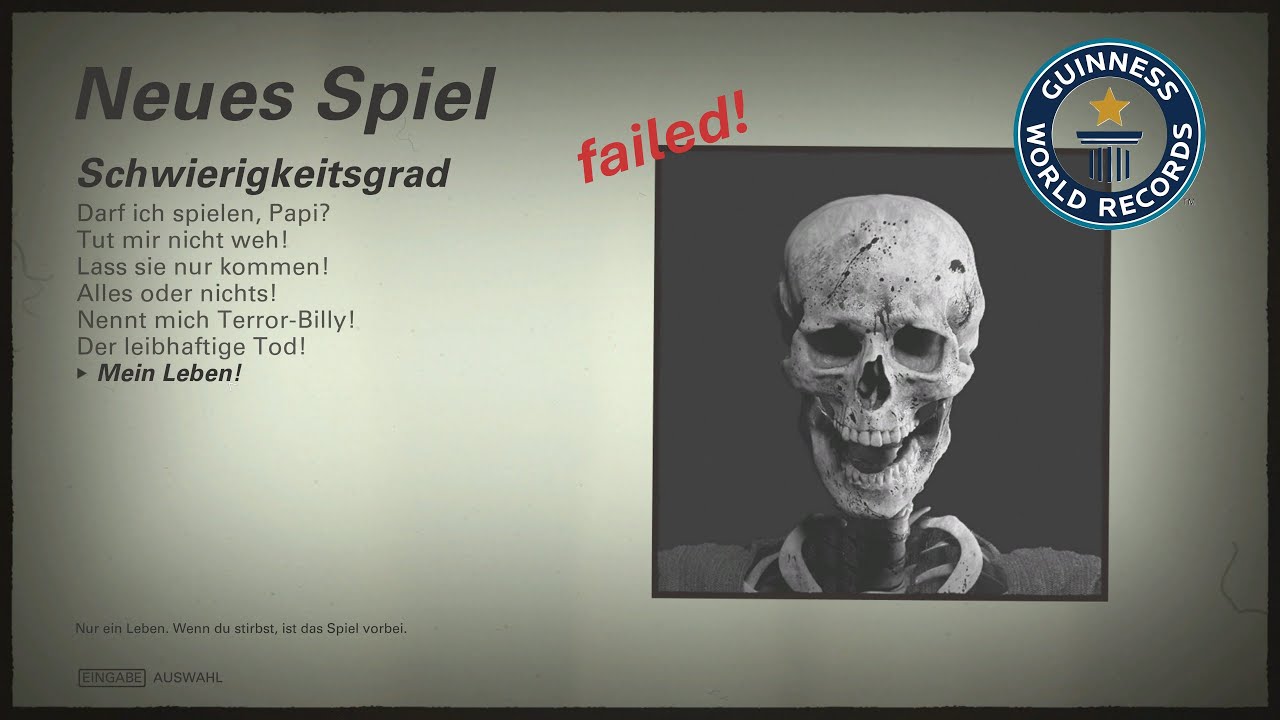 2026 - NEW WORLD REKORD - Wolfenstein II - Mein Leben! Speedrun Glitchless (1:16:07) verbessern!