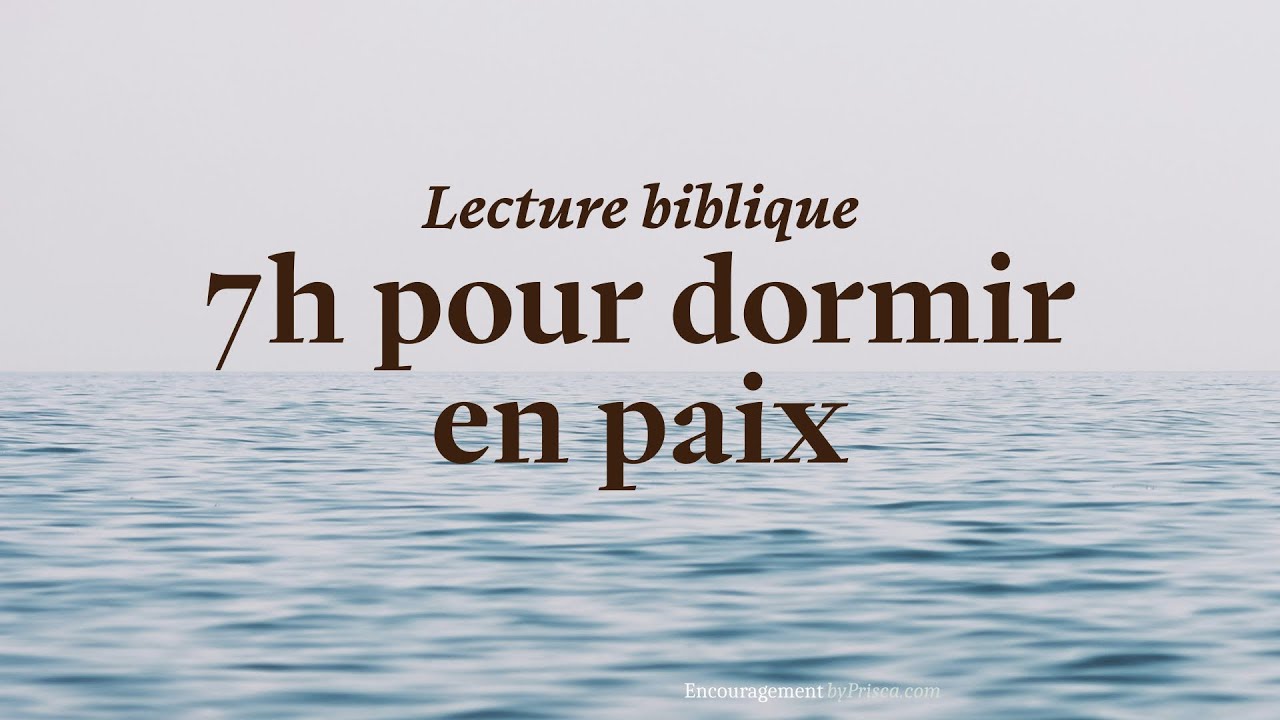 Retrouvez un sommeil paisible : 7 heures de repos dans l'étreinte de Dieu