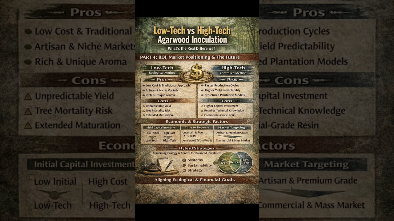 Low-Tech vs High-Tech Agarwood Inoculation – What’s the Real Difference? PART 4
