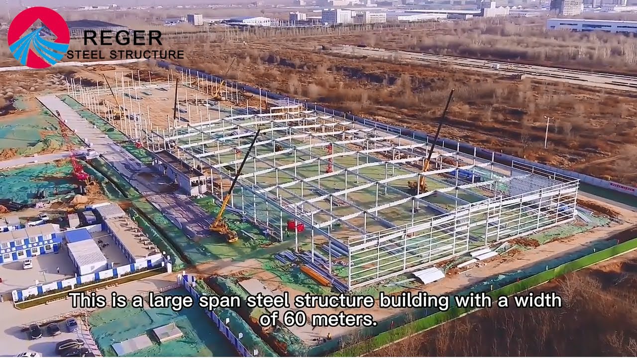 Large Span Steel Structure Building Pre engineered Construction - Reger Steel Building Designer