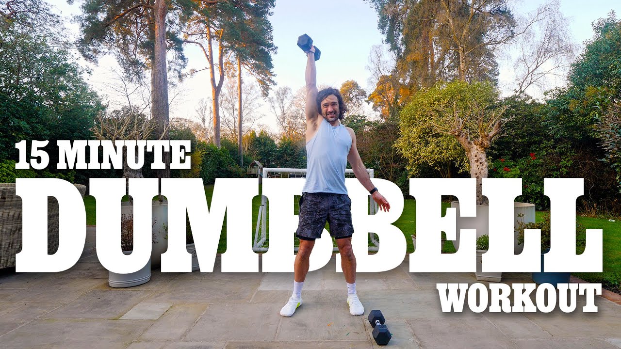 15 Minute Dumbbell HIIT Workout | Joe Wicks Workouts