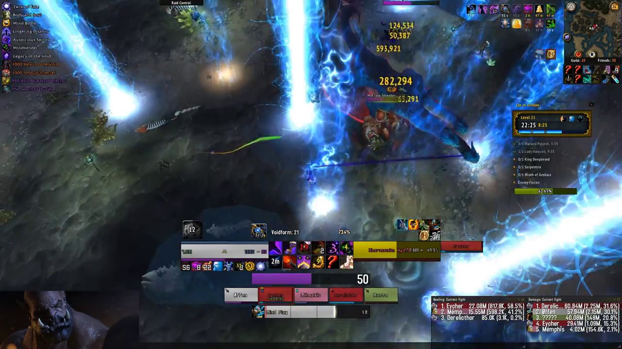 Eye of Azshara +21 Shadow Priest (Commentary) [7.3.5]