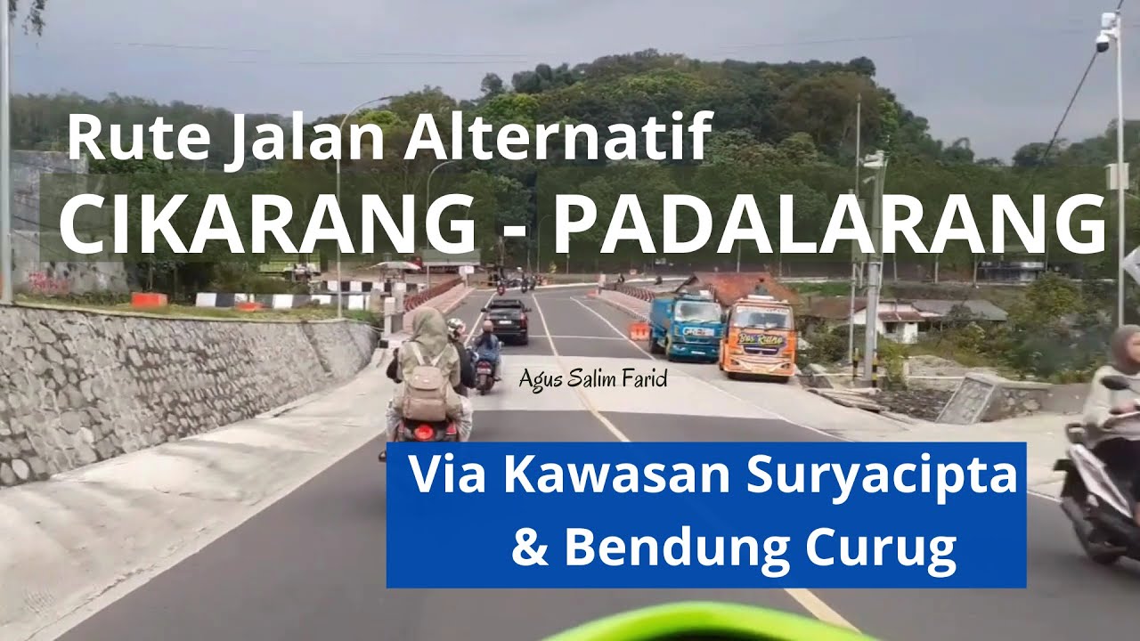 Rute Jalan Alternatif Cikarang Padalarang via Bendung Curug | Motovlog