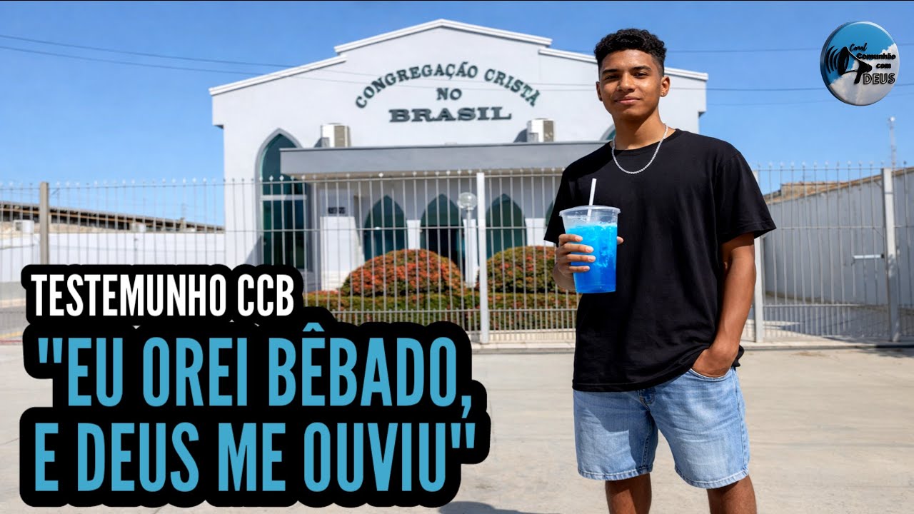 Testemunho CCB- Eu dobrei os joelhos bêbado, e foi uma das orações mais sinceras que já fiz na vida