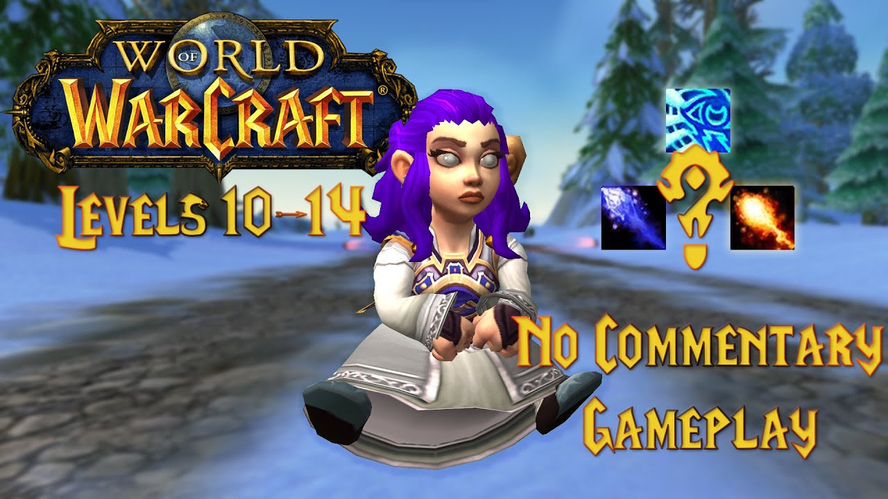 Levels 10-14 as a Gnome Mage | World of Warcraft Retail No Commentary Gameplay
