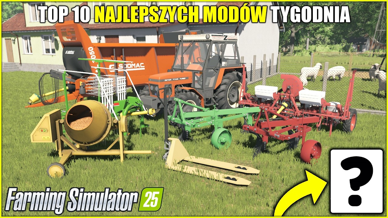 TOP 10 BEST POLISH MODS ⭐ FS 25 *Mega Mod Plowing, Grain Dresser, Zetor Pack*