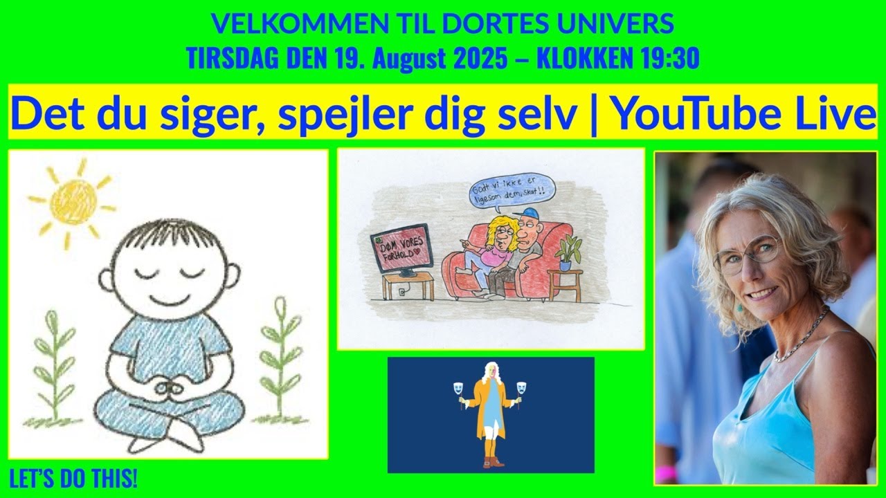 “Det du siger er du selv – Tanker, indsigt & ærlig snak (LIVE)”
