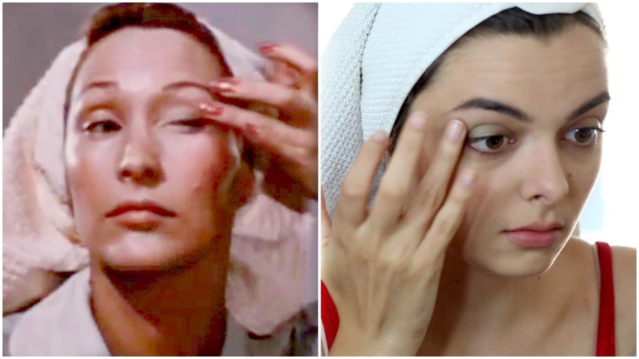 Following Tips From A 1950's Beauty Tutorial