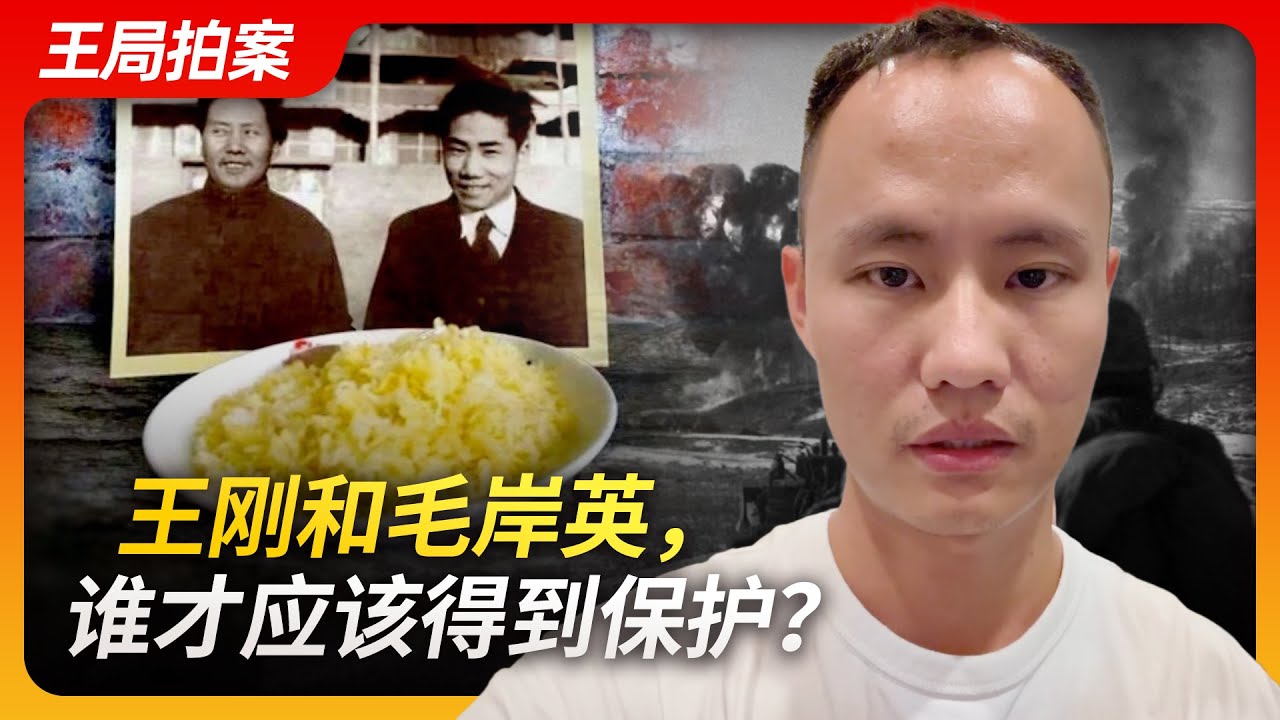 王刚和毛岸英，谁才应该得到保护？｜毛岸英｜蛋炒饭｜志愿军｜网暴｜厨师王刚｜刘思齐｜毛泽东｜腊肉｜美食博主｜王局拍案20231128
