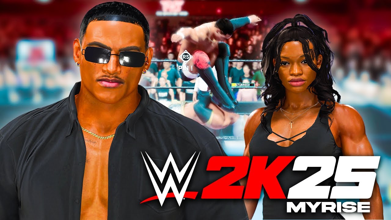 Мы с моей девушкой должны СПАСТИ WWE! (Настоящие фейссканы!) - WWE 2K25 MyRISE Эпизод 1
