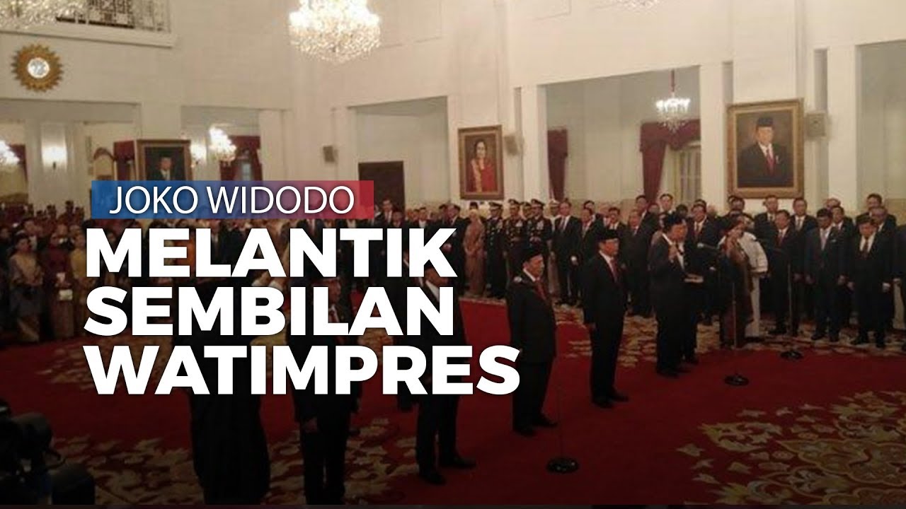 Presiden Jokowi Lantik Sebilan Watimpres, Wiranto Jadi Ketua