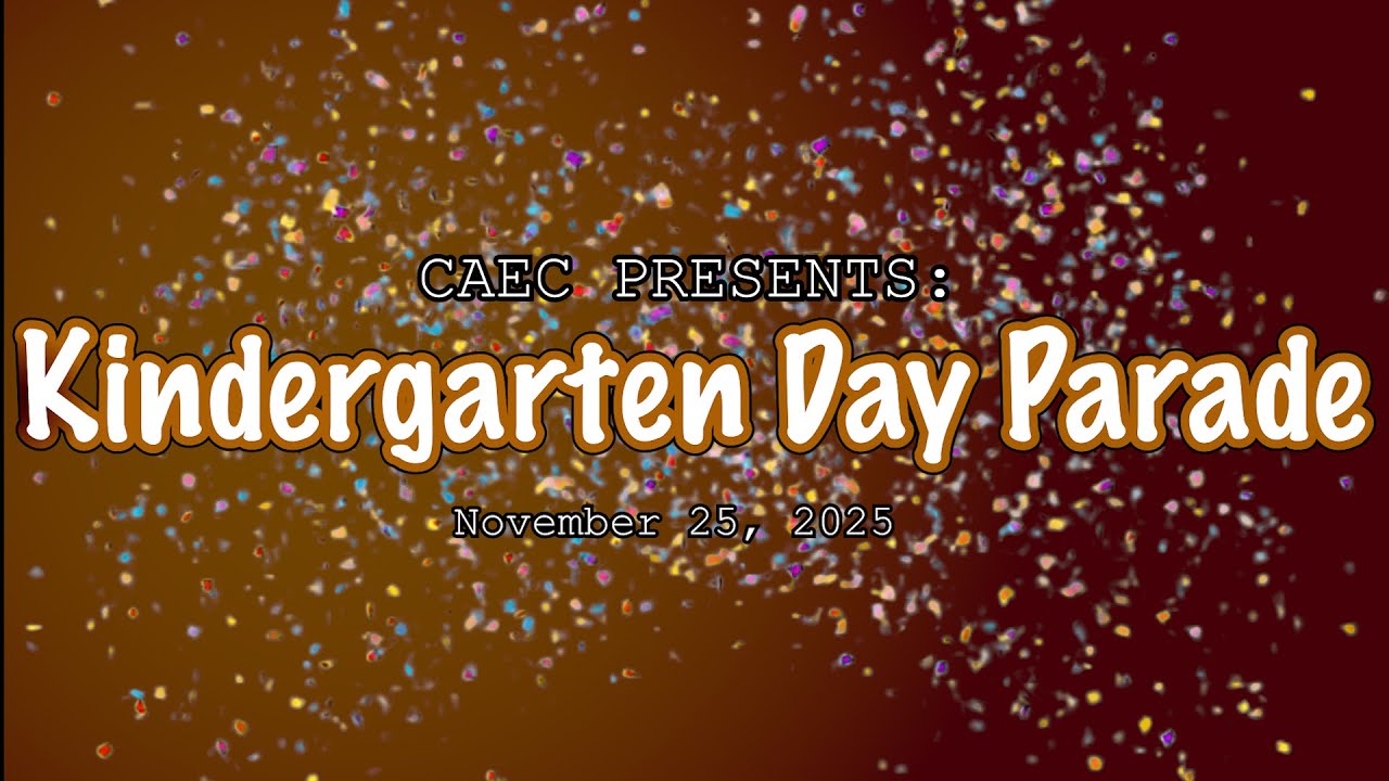 Kindergarten Thanksgiving Parade 2025