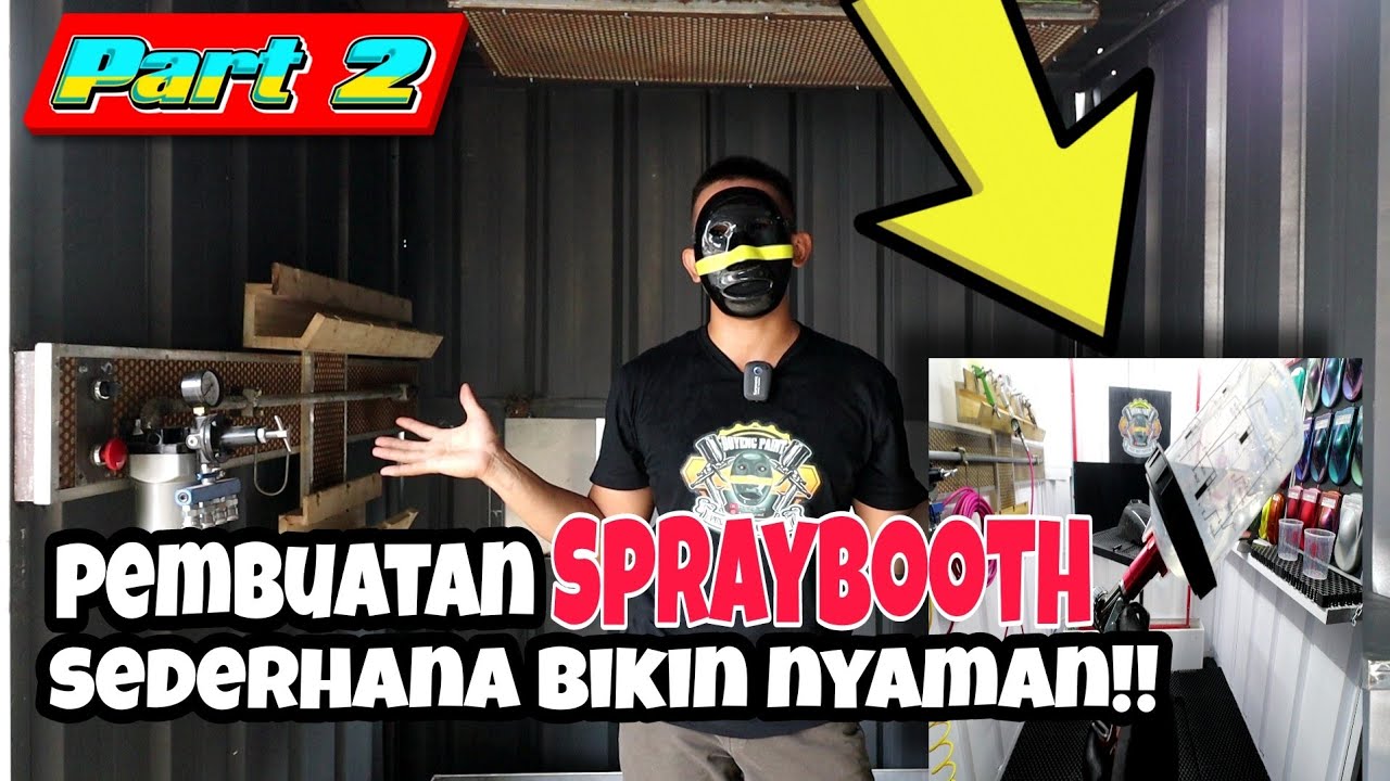 MURAH..! ASLI BIKIN NYAMAN REPAINT(SPRAYBOOTH)K350 MODIF PART 2