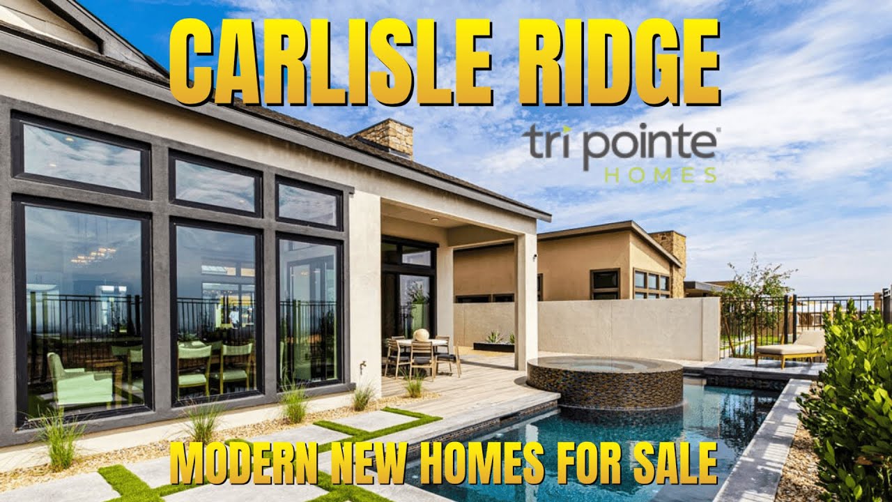 Carlisle Ridge Tri Pointe Homes, Stunning Modern New Homes for Sale, Grand Park Village, Summerlin