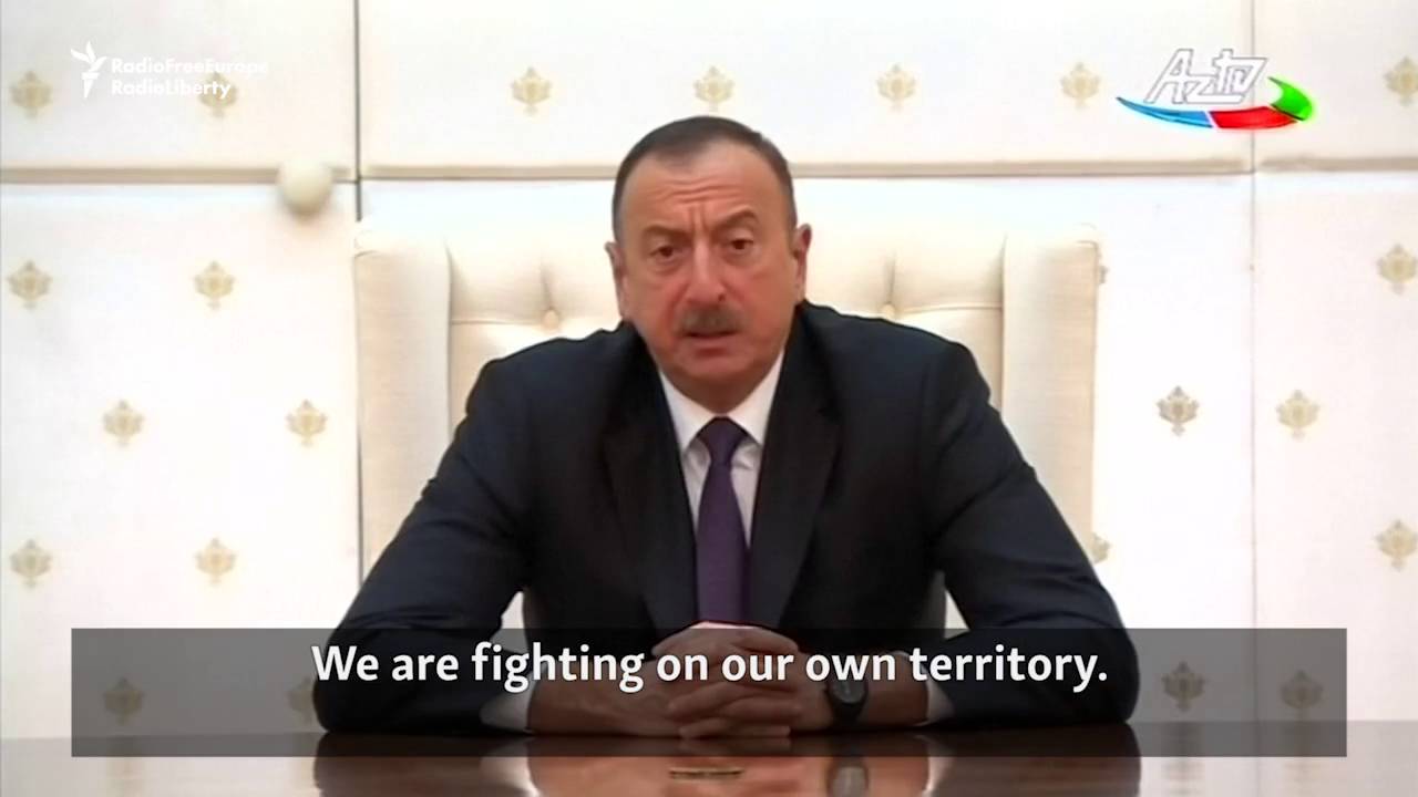 İlham Əliyev qəzəbli çıxış edir / Azerbaijani President Says Armenia Violated International Law