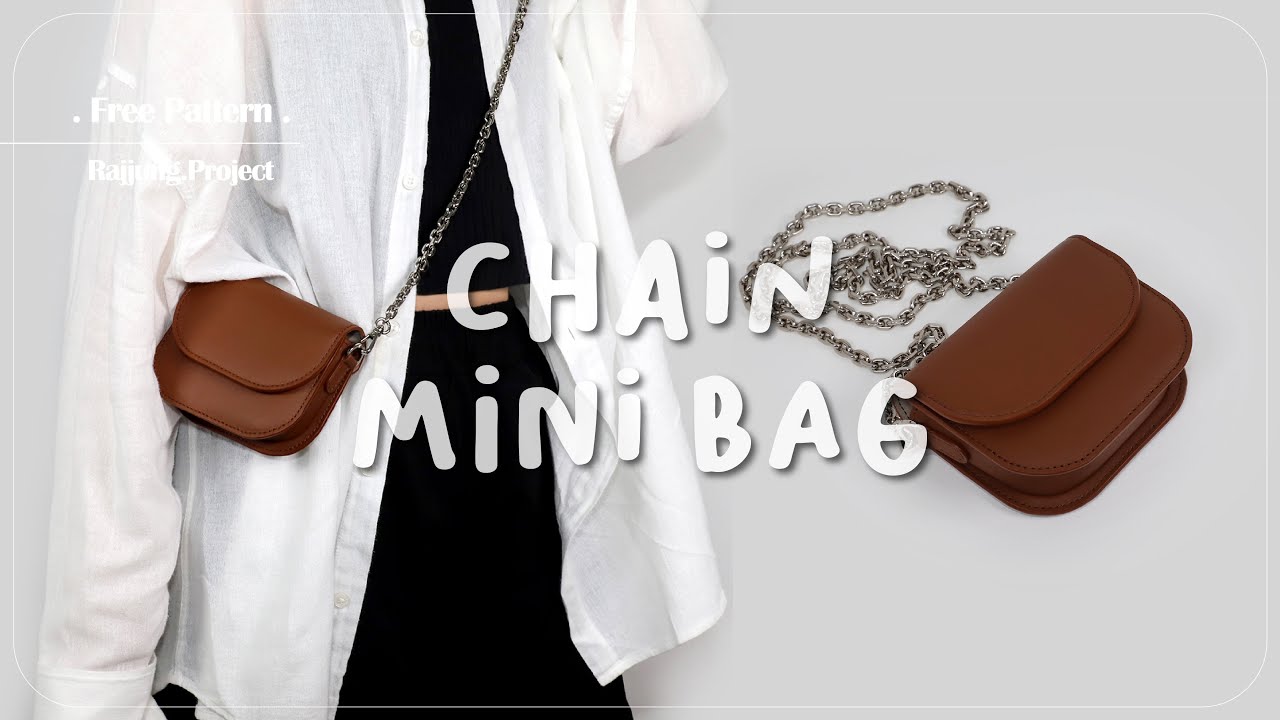 체인 미니백 만들기 / 가죽공예 독학 / Chain Mini Bag / Leather Craft