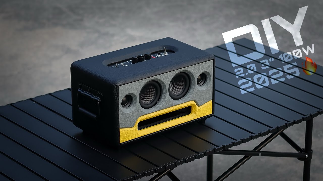 ใหม่🔥ลำโพงบลูทูธDIY 2.0 3 นิ้ว 100W พอตลมหน้า สุดเท่ NEW 2025🔥DIY Bluetooth Speaker BY 9BIG