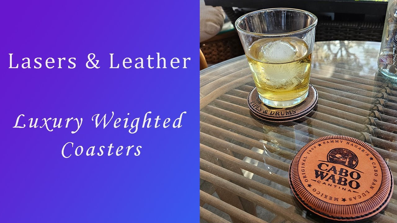 XTool Laser Leather Coasters