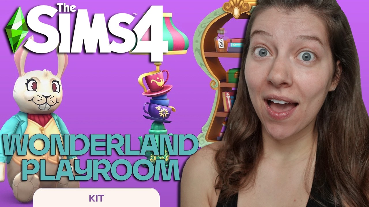 The Sims 4 Wonderland Playroom Kit Review | OhcluckGames
