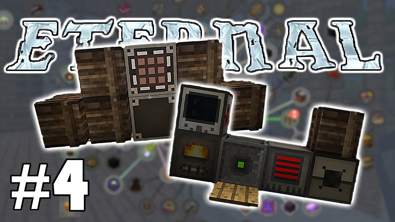 MC Eternal Modpack Part 4 - First Storage System And Power