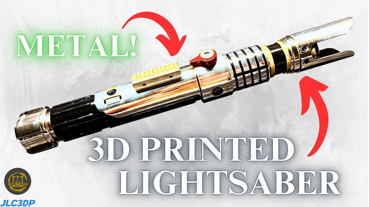I Built the Ultimate 3D Printed Stainless Steel Lightsaber