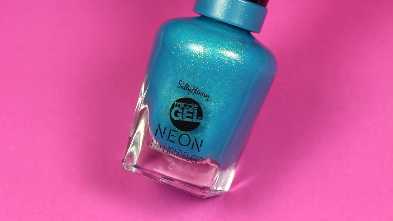 Sally Hansen NEW Miracle Gel Neons |  @HannahRoxNails Nail Art