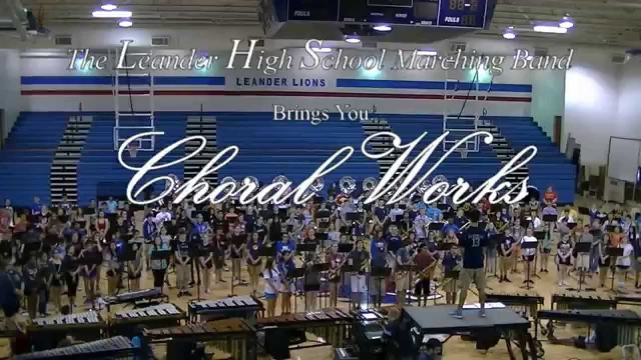The Leander High School Marching Band performing their 2015 Opener to 