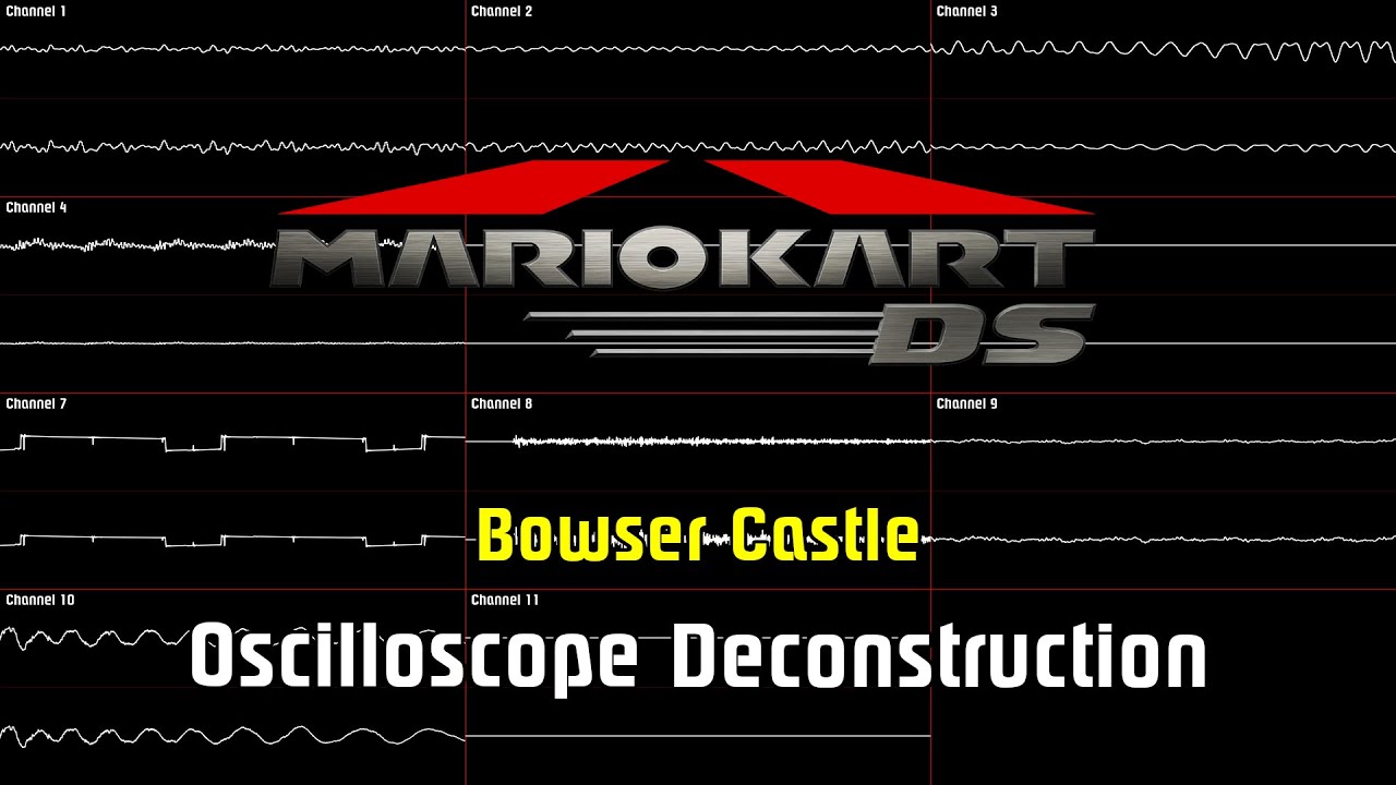 Mario Kart DS - Bowser Castle [Oscilloscope Deconstruction]
