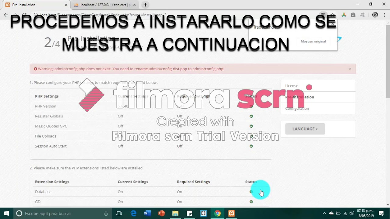 COMO INSTALAR OPENCART CON XAMPP