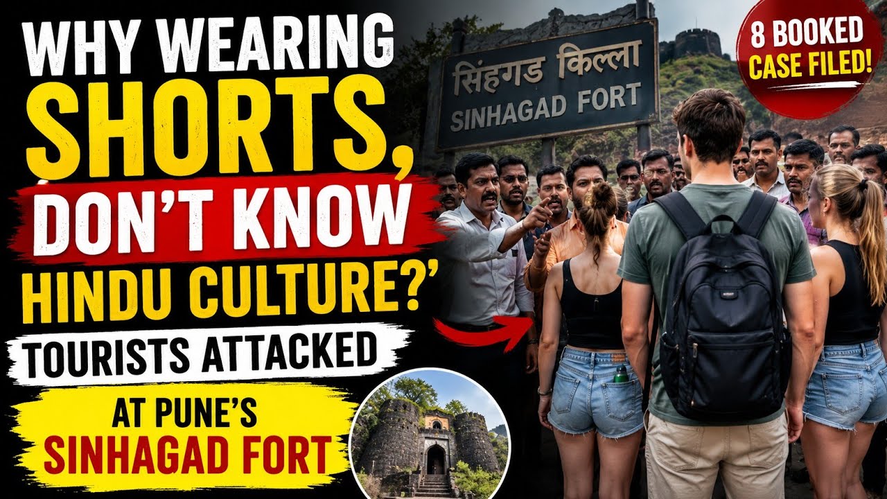 Why wearing shorts, don&rsquo;t know Hindu culture?' Tourists attacked at Pune's Sinhagad Fort