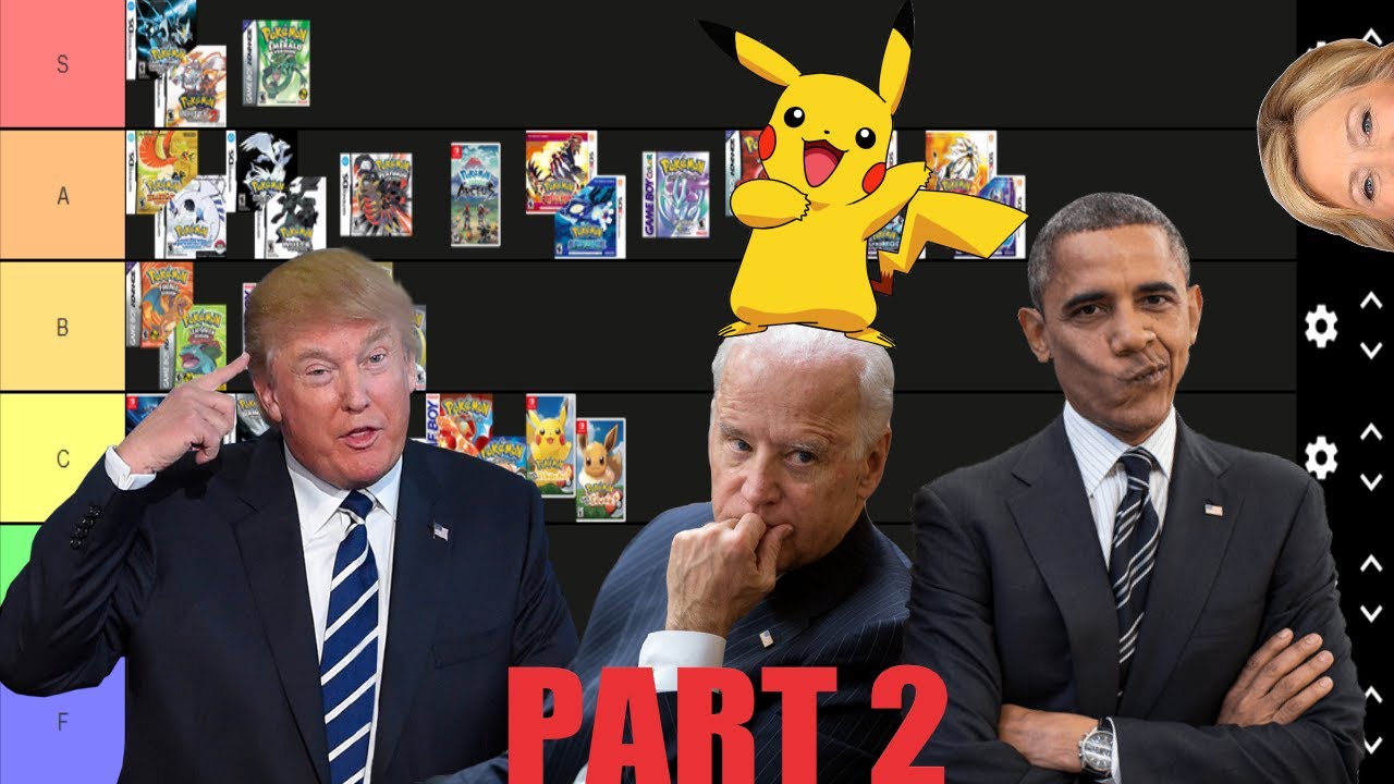 Trump, Biden, and Obama Finish their Pokemon Tier List