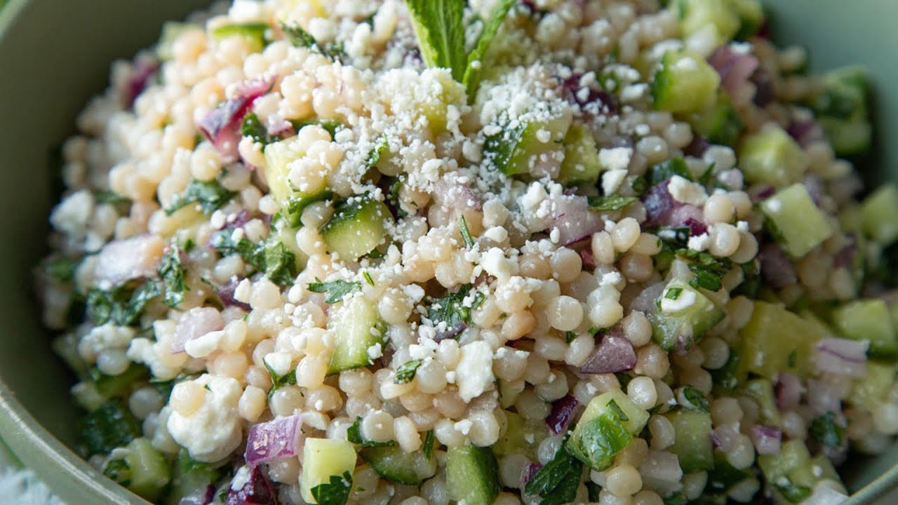 Mediterranean-Inspired Israeli Pearl Couscous Recipe