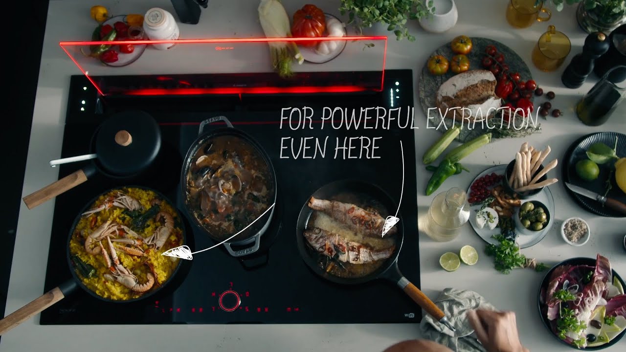 Neff Guided Air Downdraft Extraction | Demonstration video