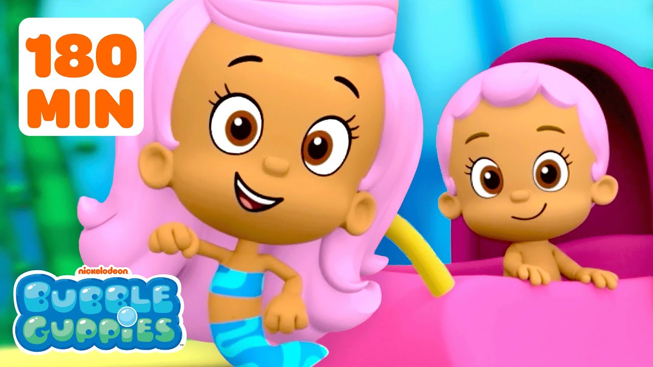 Molly's BEST Bubble Guppies Moments! w/ Baby Mia | 3 Hours | Bubble Guppies