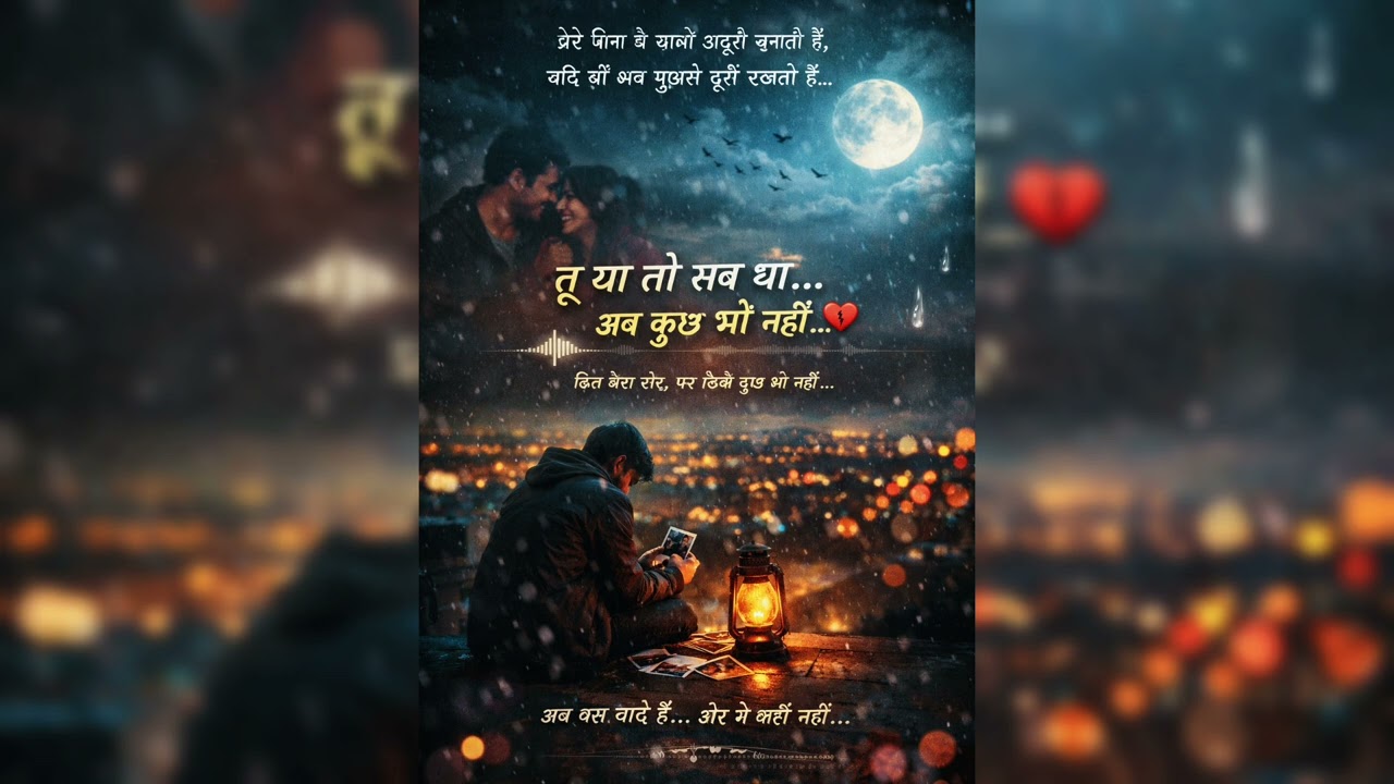 तू था तो सब था 💔 | Very Heart Touching Sad Song 2026 | Slowed + Reverb | Broken Heart Love Story